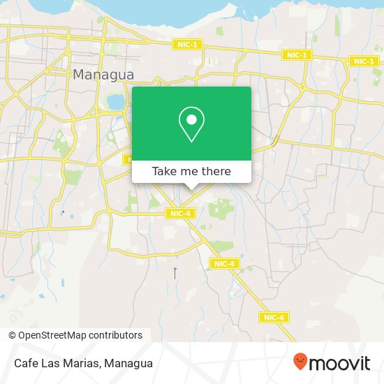 Cafe Las Marias map