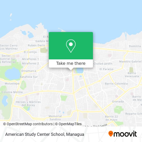 American Study Center School map