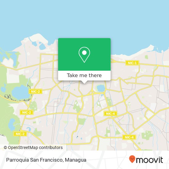 Parroquia San Francisco map