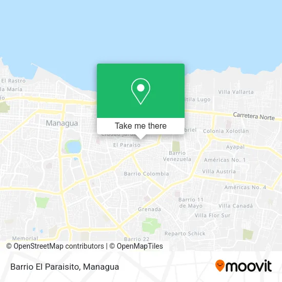 Barrio El Paraisito map
