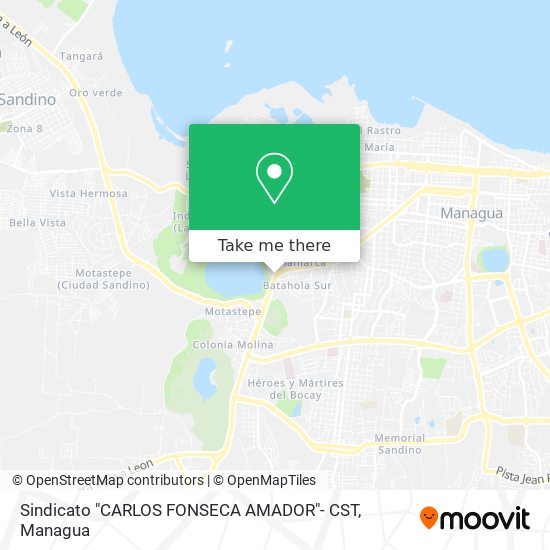 Sindicato "CARLOS FONSECA AMADOR"- CST map