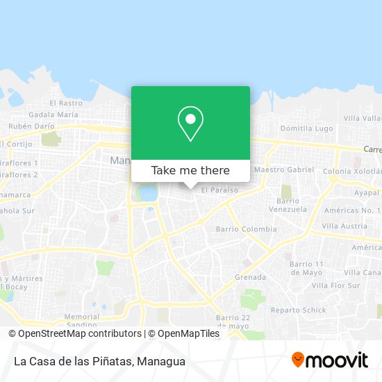 La Casa de las Piñatas map