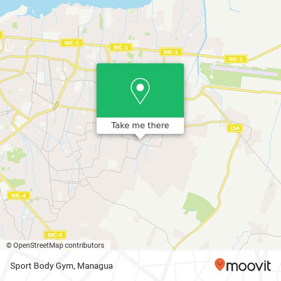 Mapa de Sport Body Gym