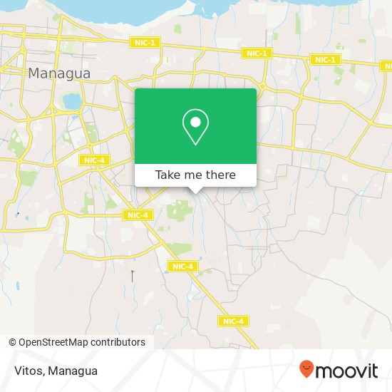 Vitos, Distrito V, Managua map