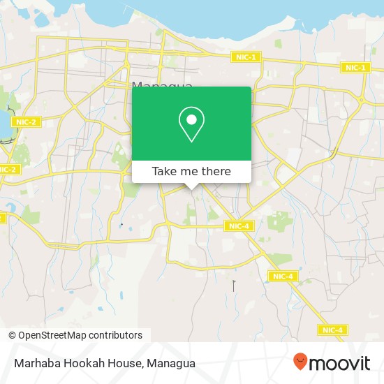 Marhaba Hookah House, 11 Avenida SE Distrito I, Managua map