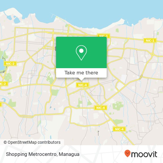 Shopping Metrocentro map