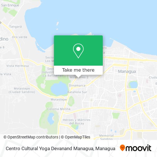 Centro Cultural Yoga Devanand Managua map
