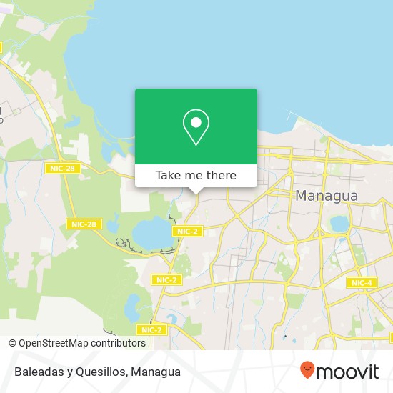 Baleadas y Quesillos, 35 Avenida SW Distrito II, Managua map