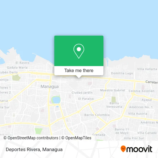 Deportes Rivera map