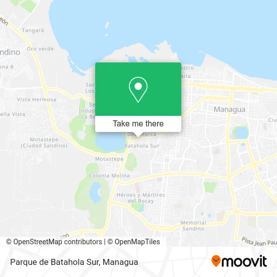 Parque de Batahola Sur map