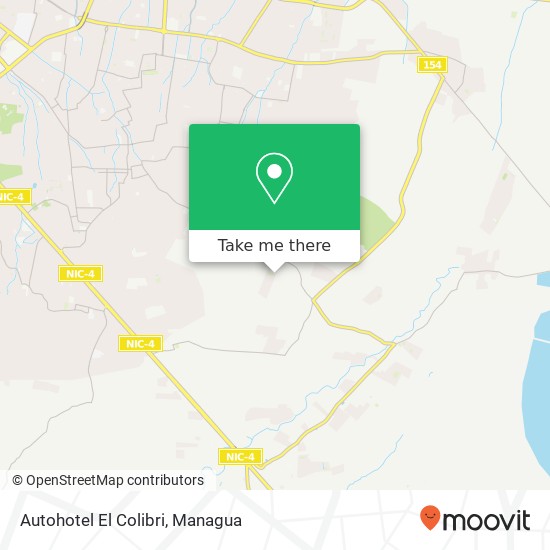 Mapa de Autohotel El Colibri