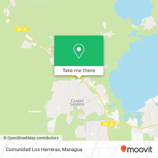 Comunidad Los Herreras map