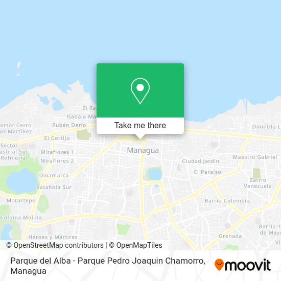 Parque del Alba - Parque Pedro Joaquin Chamorro map