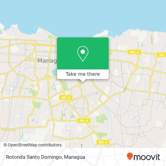 Rotonda Santo Domingo map
