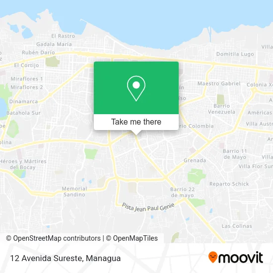 12 Avenida Sureste map