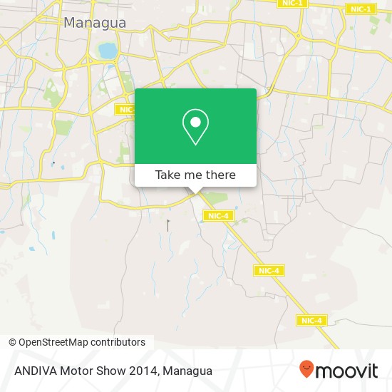 ANDIVA Motor Show 2014 map