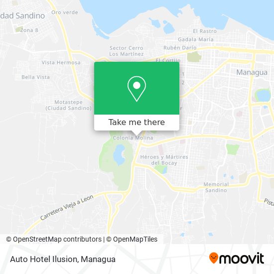 Auto Hotel Ilusion map