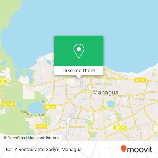 Bar Y Restaurante Sady's map
