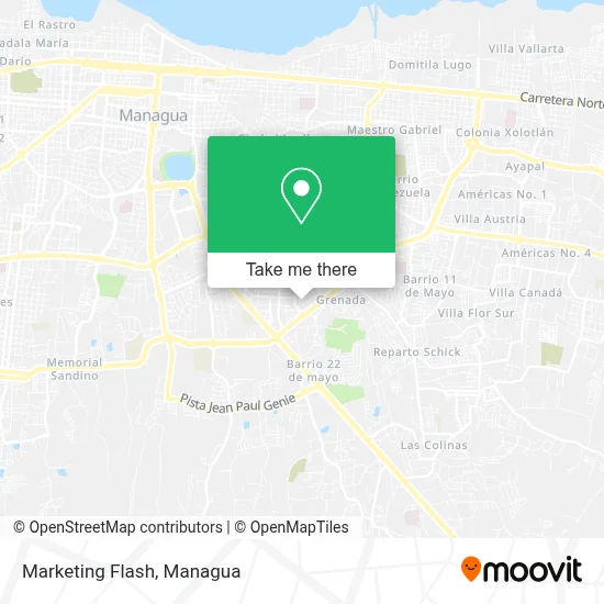 Marketing Flash map