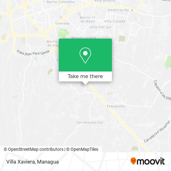 Villa Xaviera map
