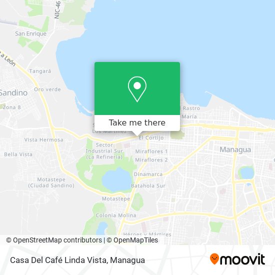 Casa Del Café Linda Vista map