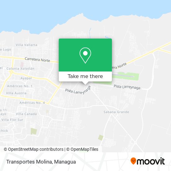 Transportes Molina map