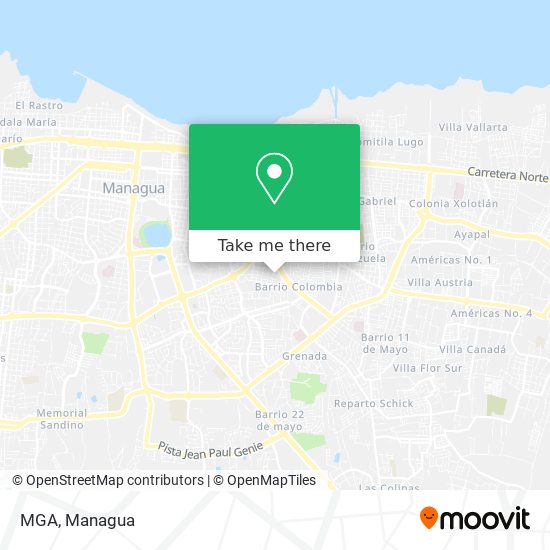 MGA map