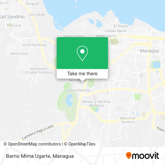 Barrio Mirna Ugarte map