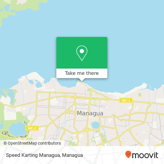 Speed Karting Managua map