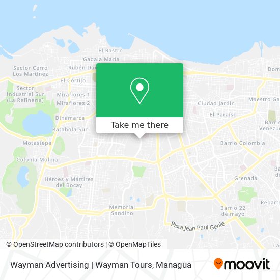 Wayman Advertising | Wayman Tours map