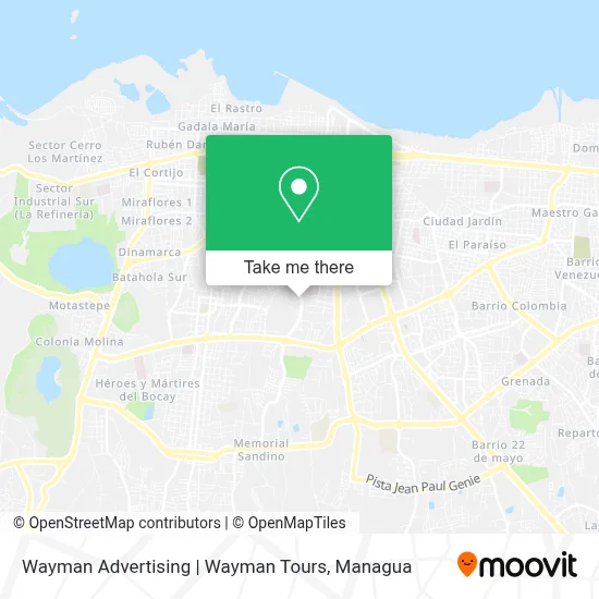 Wayman Advertising | Wayman Tours map