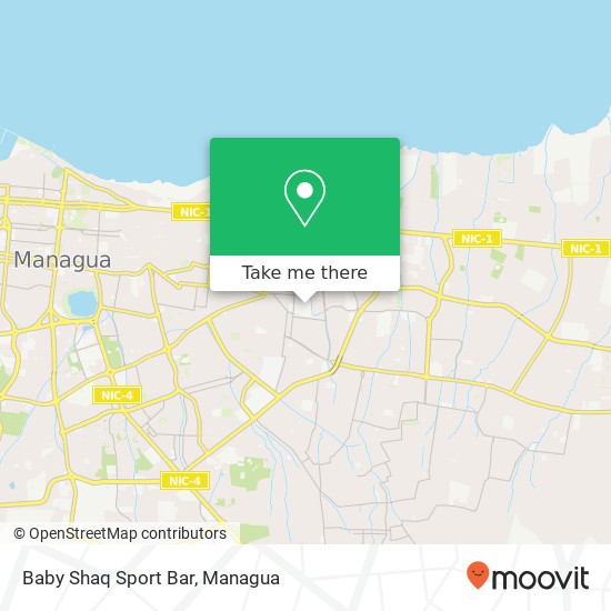 Baby Shaq Sport Bar map