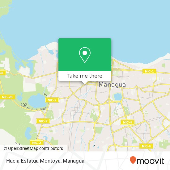 Hacia Estatua Montoya map