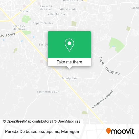 Parada De buses Esquipulas map