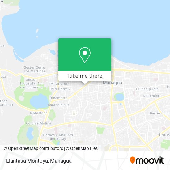 Llantasa Montoya map