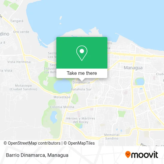 Mapa de Barrio Dinamarca