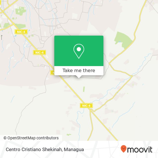 Centro Cristiano Shekinah map
