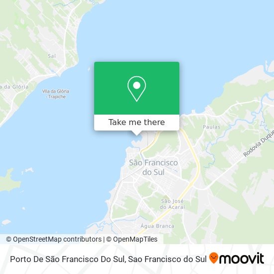 Porto De São Francisco Do Sul map