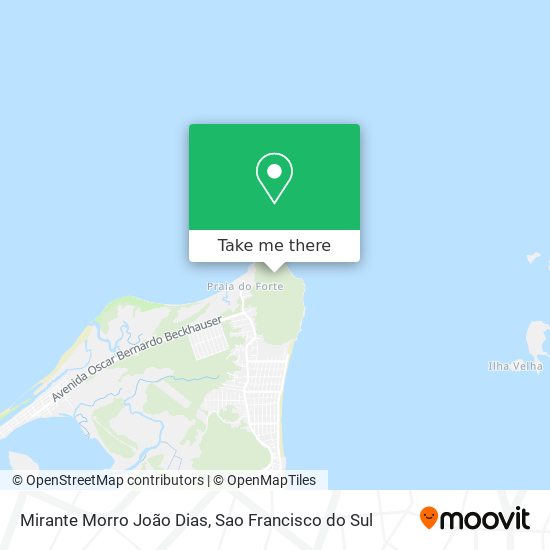 Mirante Morro João Dias map