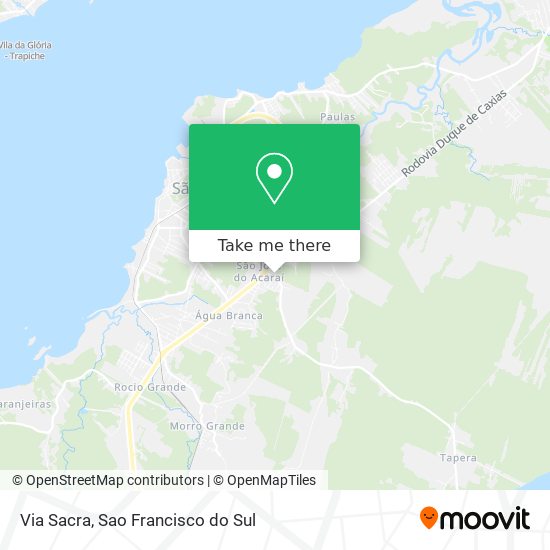 Via Sacra map