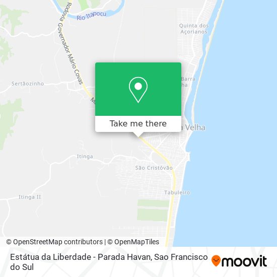 Estátua da Liberdade - Parada Havan map