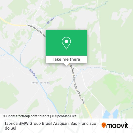 fabrica BMW Group Brasil Araquari map