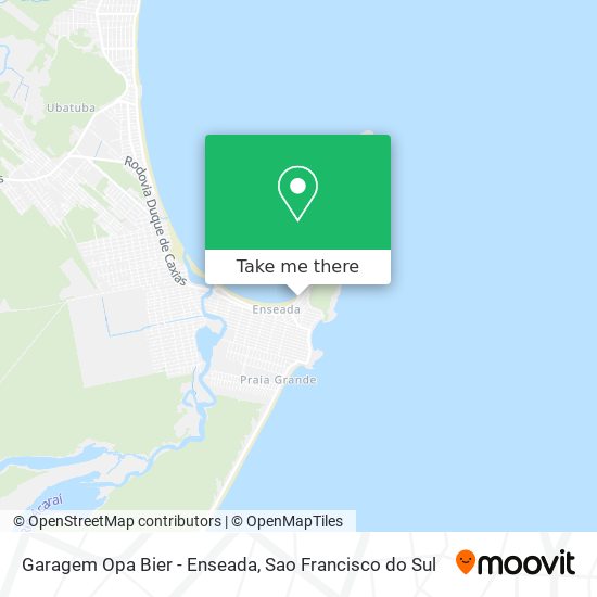 Garagem Opa Bier - Enseada map
