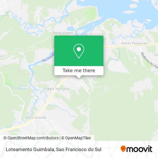Loteamento Guimbala map