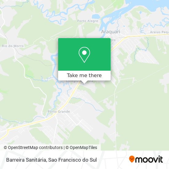 Barreira Sanitária map