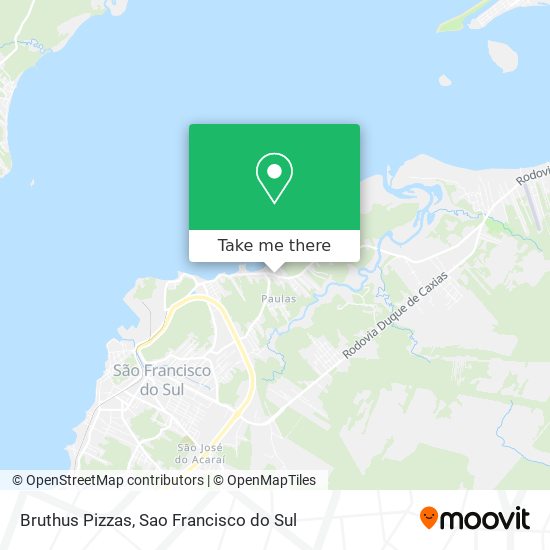 Bruthus Pizzas map