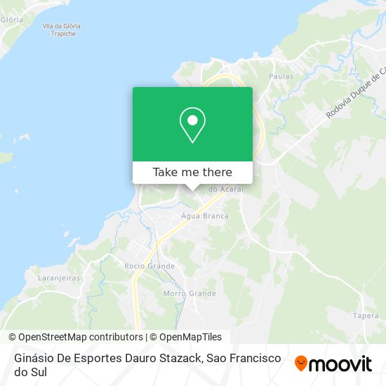 Ginásio De Esportes Dauro Stazack map