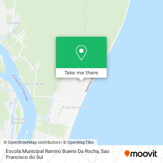 Mapa Escola Municipal Ramiro Bueno Da Rocha