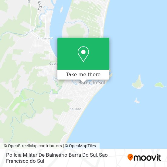 Polícia Militar De Balneário Barra Do Sul map