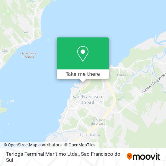Terlogs Terminal Marítimo Ltda. map